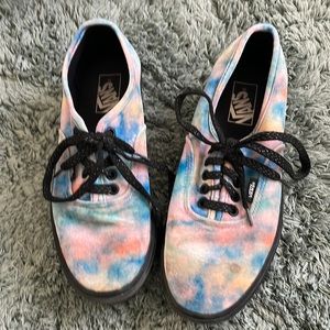 Limited edition tie died velvet Vans